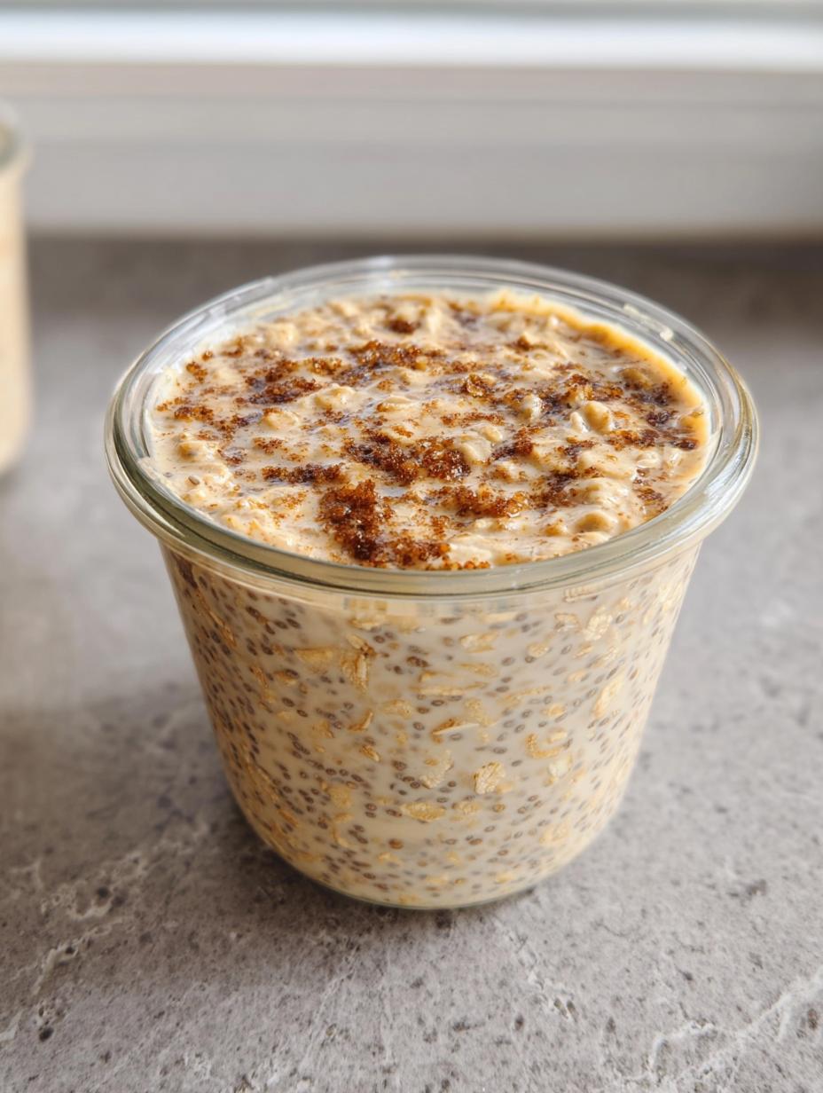 Brown Sugar Overnight Oats Easy No Yogurt Recipe - detail 2