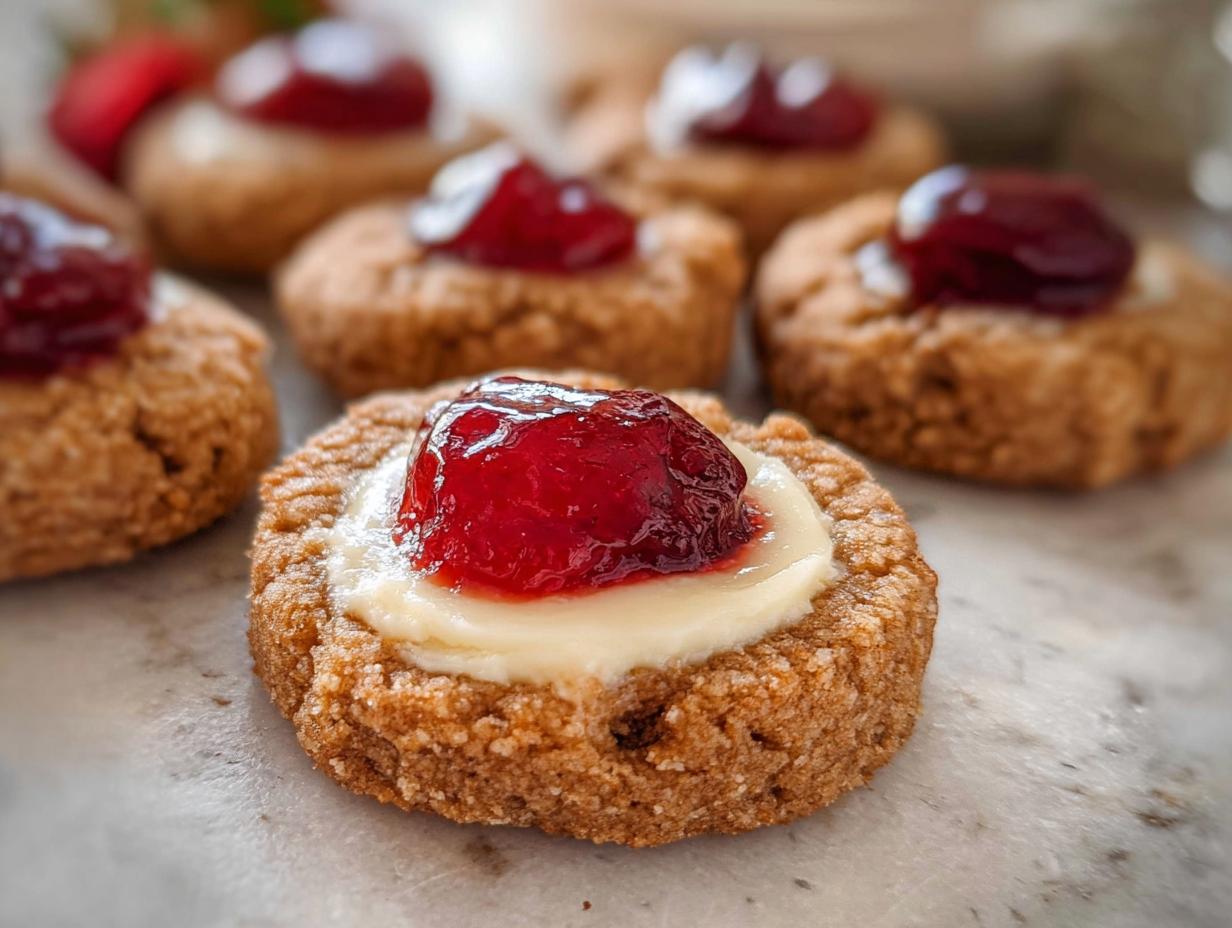 Secret 18 Cherry Cheesecake Cookies with Graham Crust