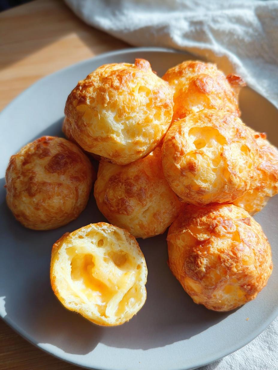 Classic Gougères French Cheese Puffs - detail 2