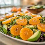 Clementine Cucumber Salad with Honey Dressing