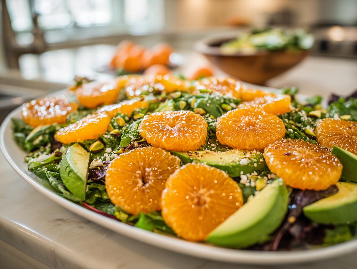 Amazing 1-Minute Clementine Cucumber Salad
