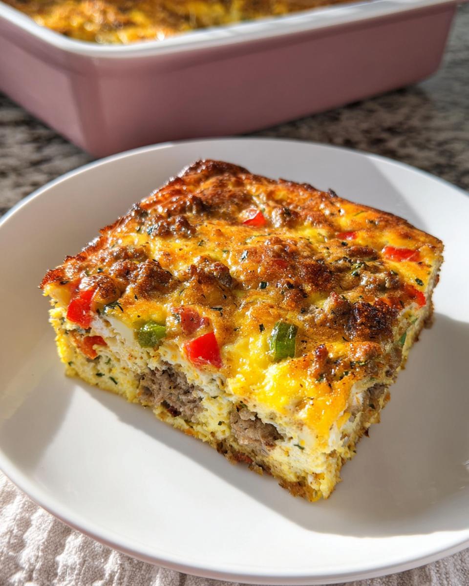 Cottage Cheese Egg Bake High Protein Breakfast - detail 1