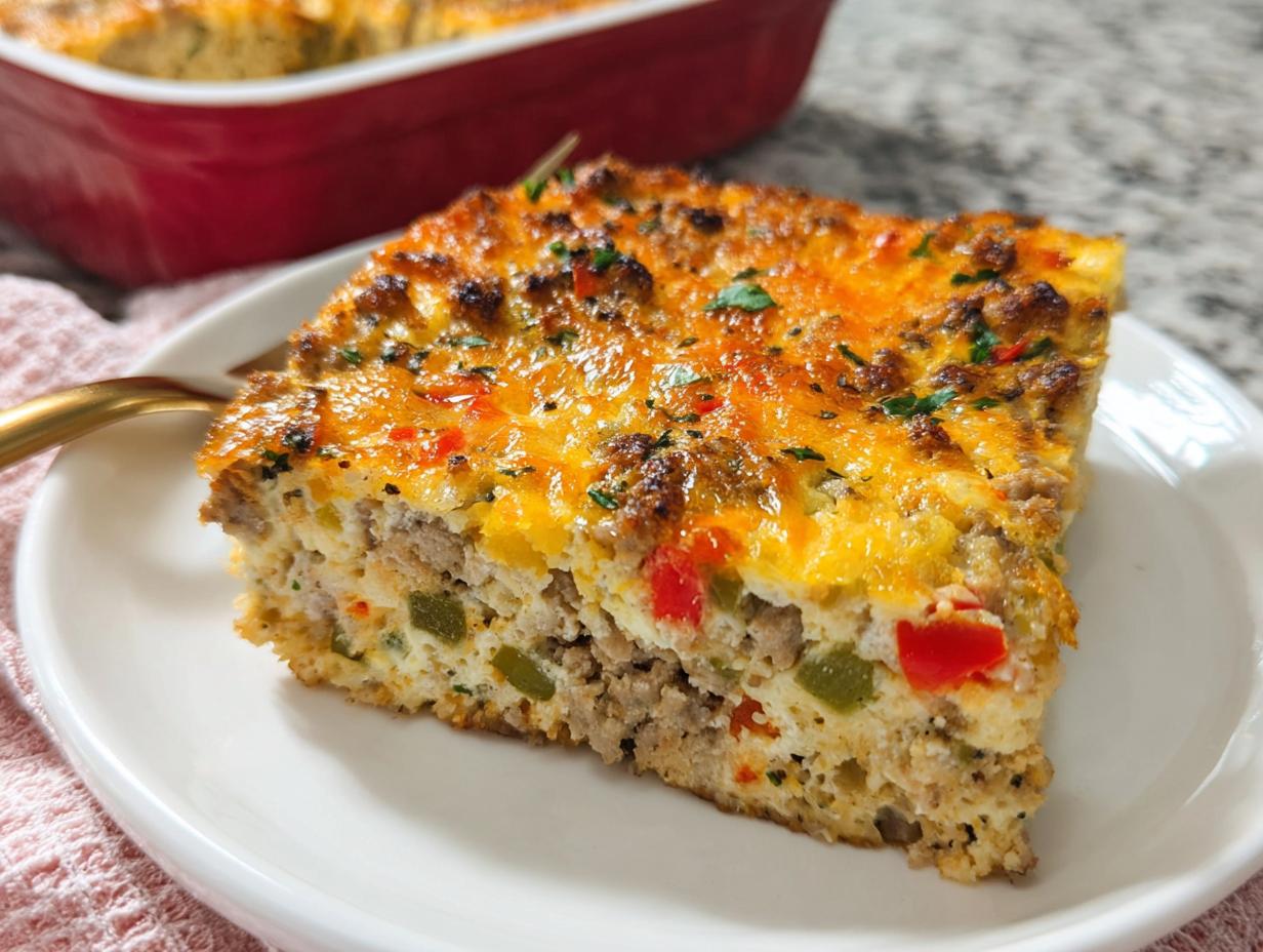 Cottage Cheese Egg Bake High Protein Breakfast