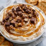 Creamy Candy Bar Dessert Dip with Peanut Butter