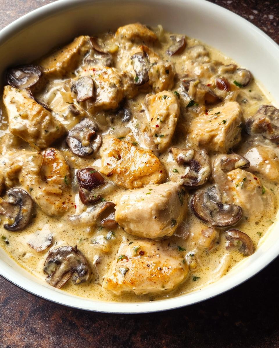 Creamy Chicken Stroganoff - detail 1