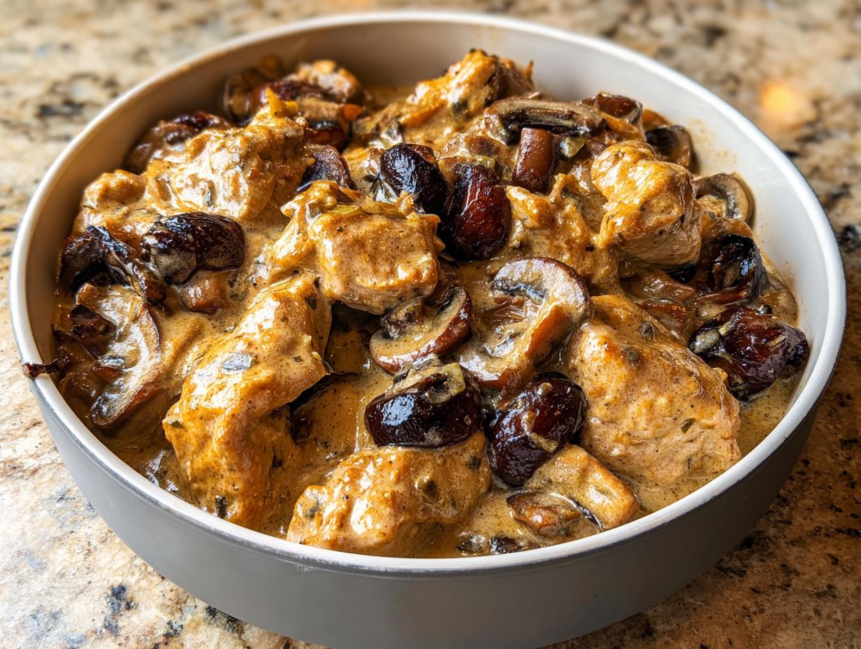 Amazing 30-Minute Creamy Chicken Stroganoff