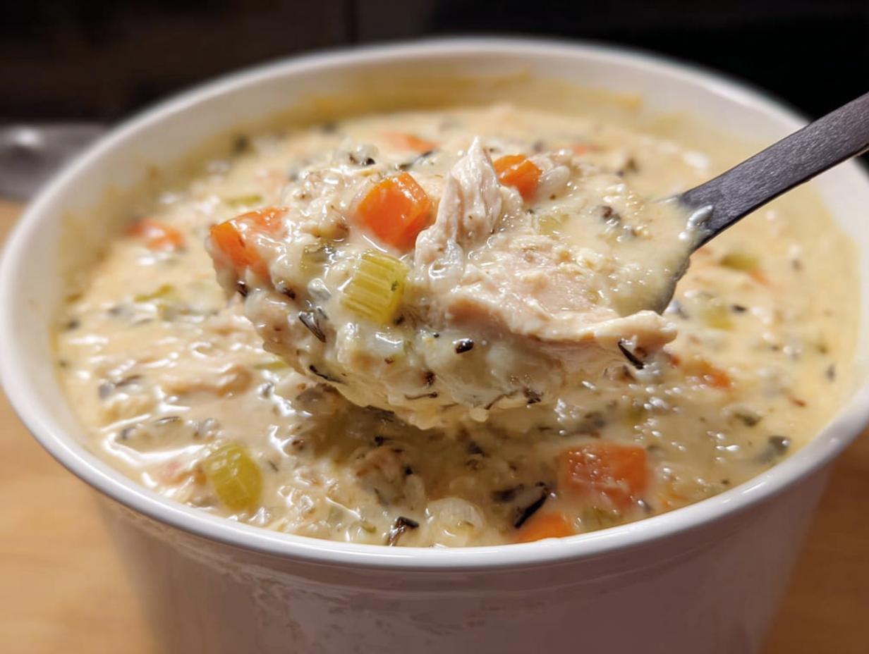 Amazing Creamy Chicken and Wild Rice Soup Recipe