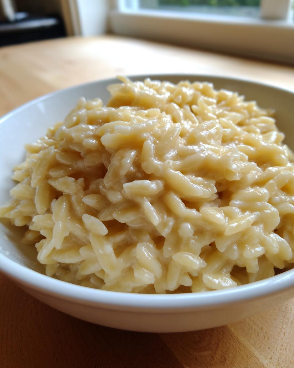 Creamy Cottage Cheese Orzo Pasta - detail 1