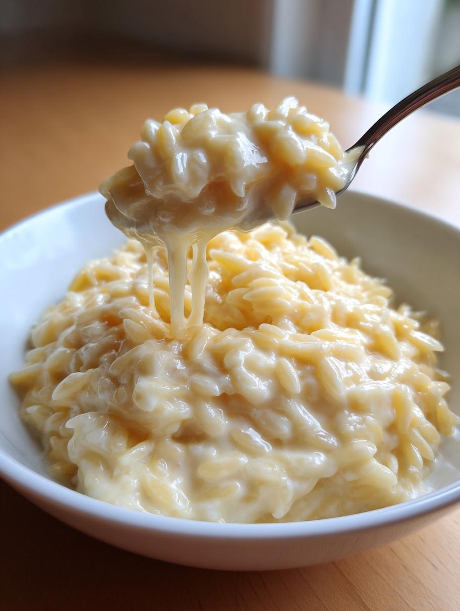 Creamy Cottage Cheese Orzo Pasta - detail 2