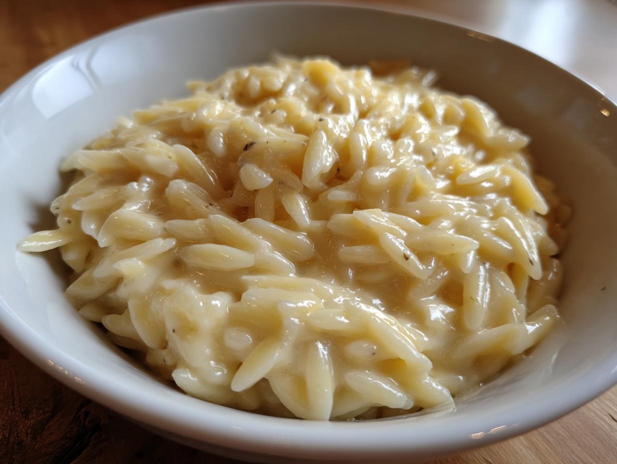Amazing 30-Min Creamy Cottage Cheese Orzo Pasta