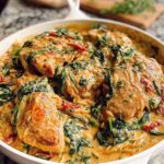 Creamy Tuscan Chicken Orzo One Pan Dinner
