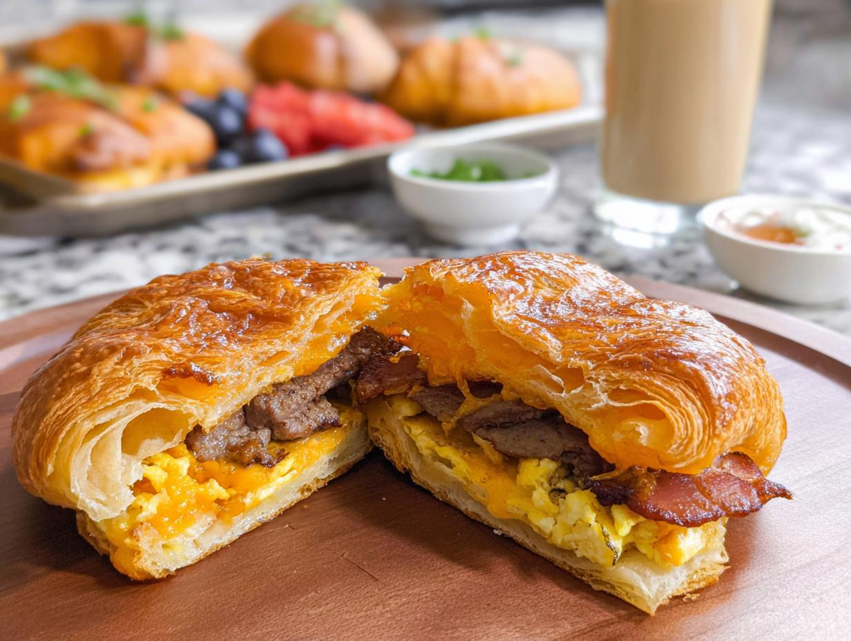 Glorious 4 Ingredient Croissant Easy Oven Baked