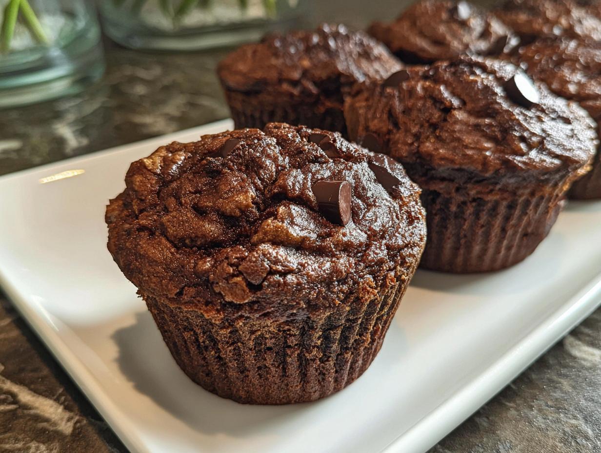 Amazing 8 Double Chocolate Protein Muffins