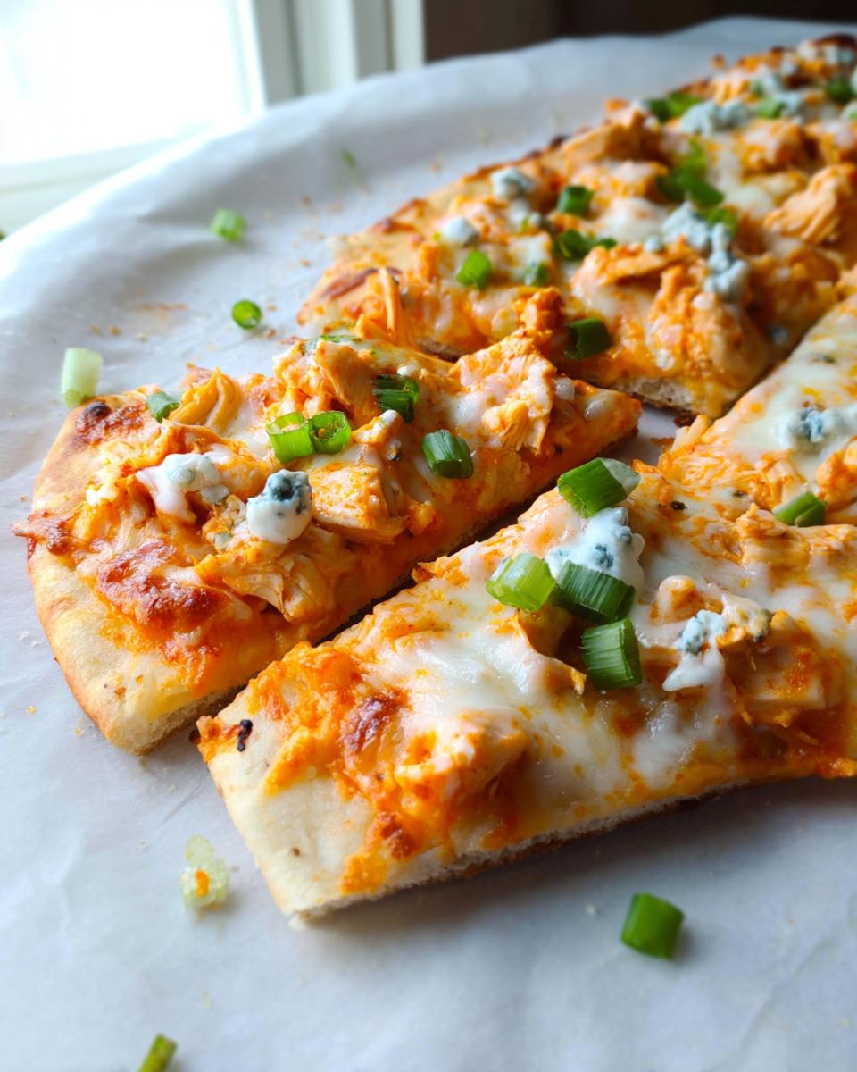 Amazing 5-Minute Easy Buffalo Chicken Flatbread 4 Easy Buffalo Chicken Flatbread - detail 1
