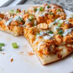 Easy Buffalo Chicken Flatbread