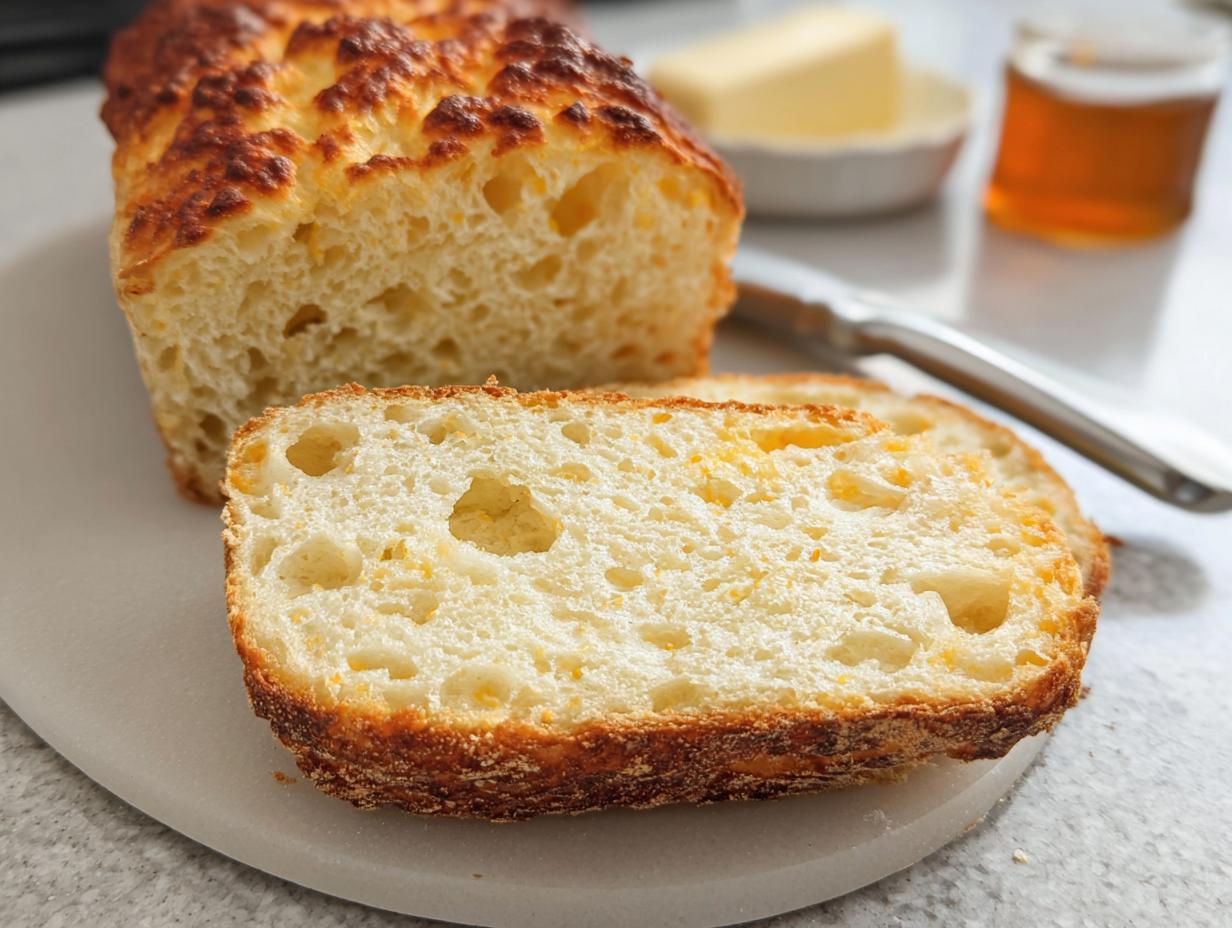 Easy English Muffin Bread with 1 Amazing Loaf