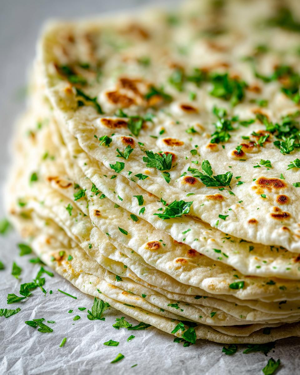 Easy Greek Yogurt Flatbread Recipe - detail 1