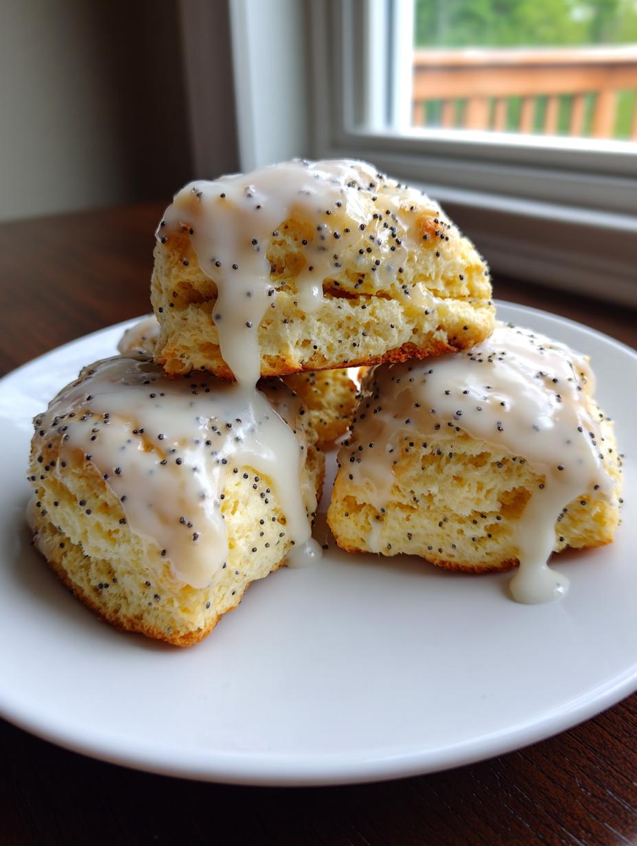 Easy Lemon Poppy Seed Scones Recipe - detail 2