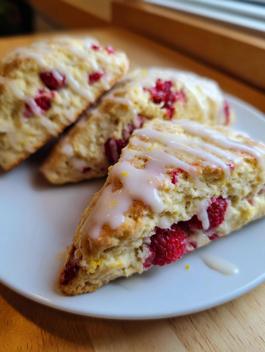 Easy Lemon Raspberry Scones Recipe - detail 2