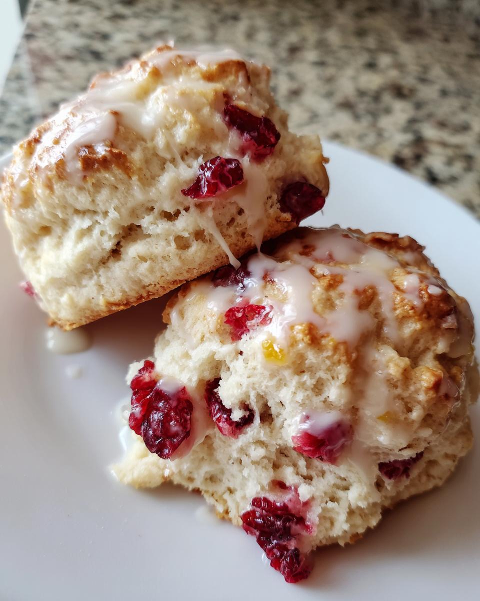 Easy Orange Cranberry Scones Recipe - detail 1