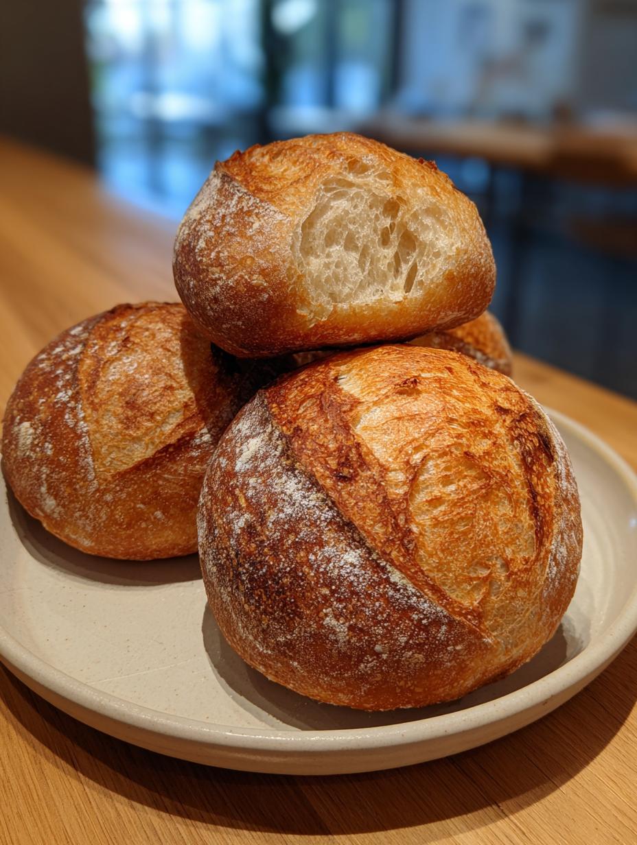 Easy Overnight Artisan Dinner Rolls - detail 1