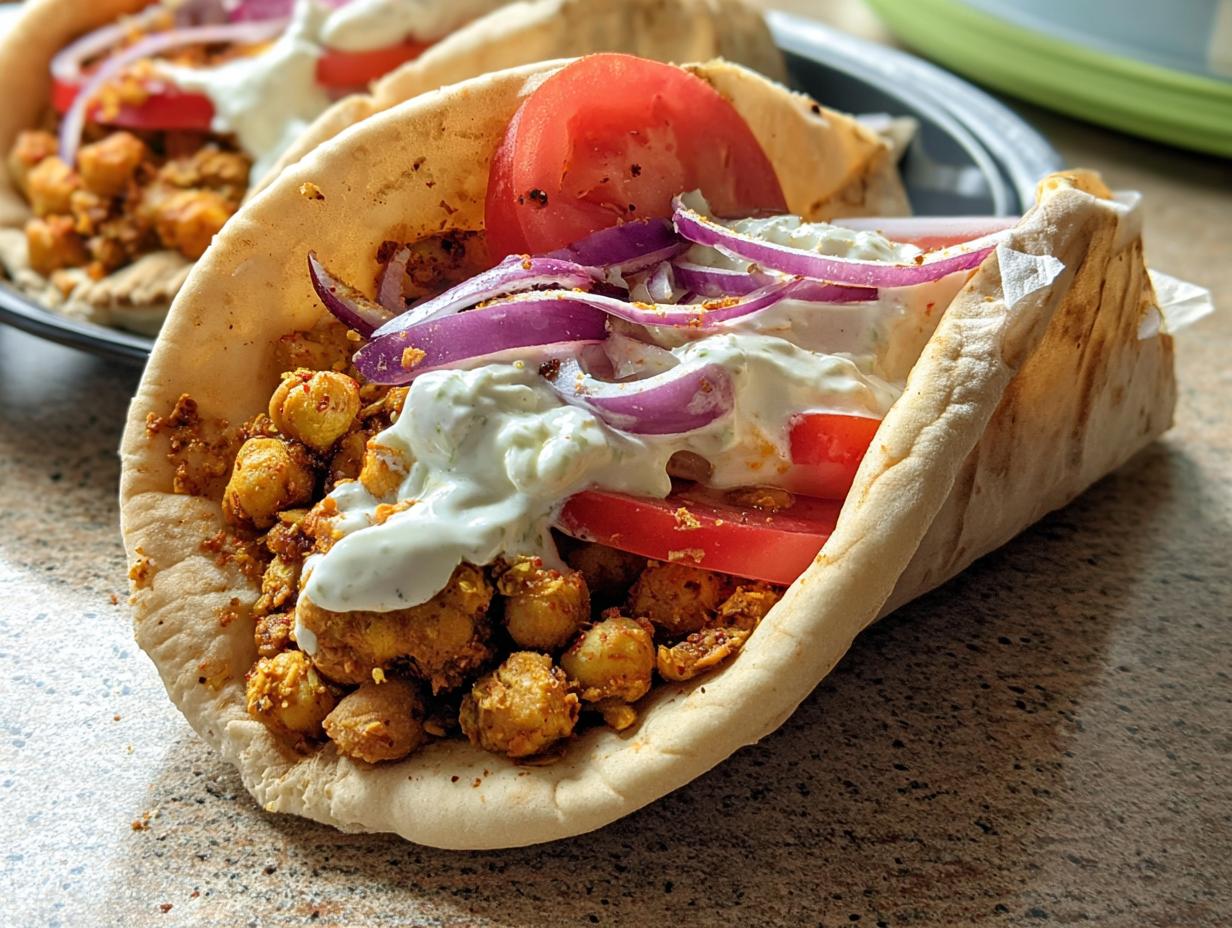 Amazing 30-Minute Easy Roasted Chickpea Gyros