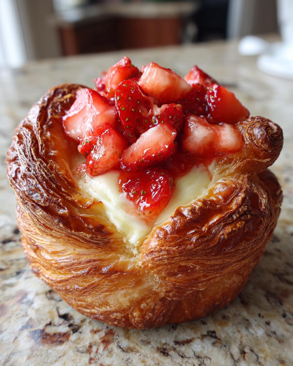 Easy Strawberry Cream Cheese Danish Pastries - detail 1