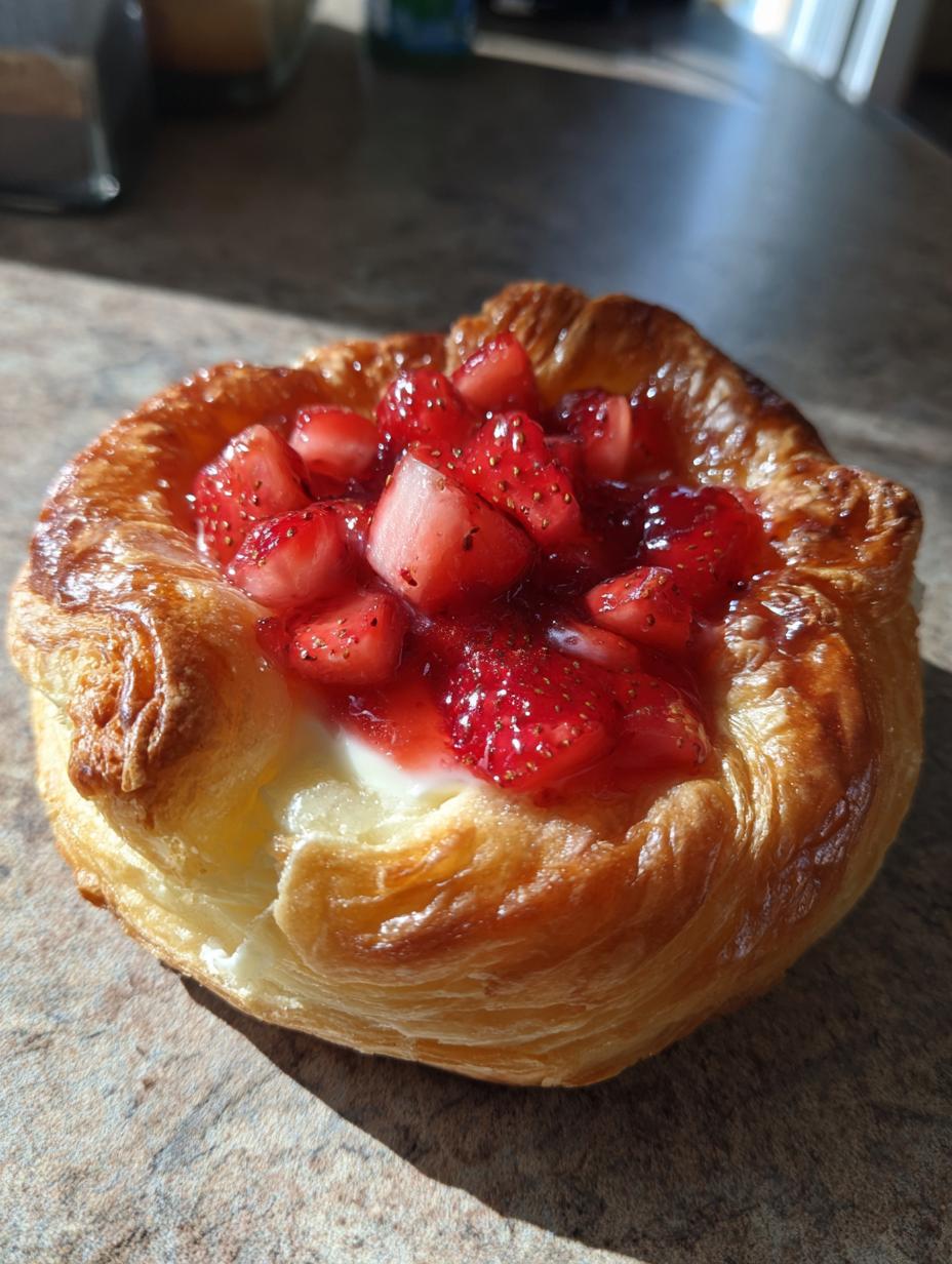 Easy Strawberry Cream Cheese Danish Pastries - detail 2