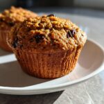 Flourless Peanut Butter Banana Muffins