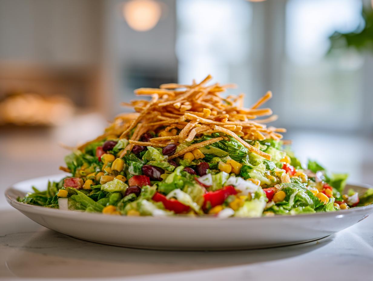 Amazing Fresh Mexican Chopped Salad in 2 Steps