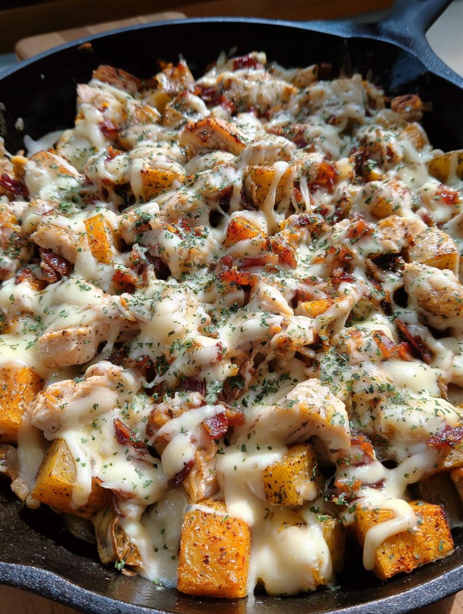 Garlic Parmesan Chicken and Potatoes Skillet - detail 2