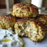 Greek Chicken Meatballs Juicy and Herby