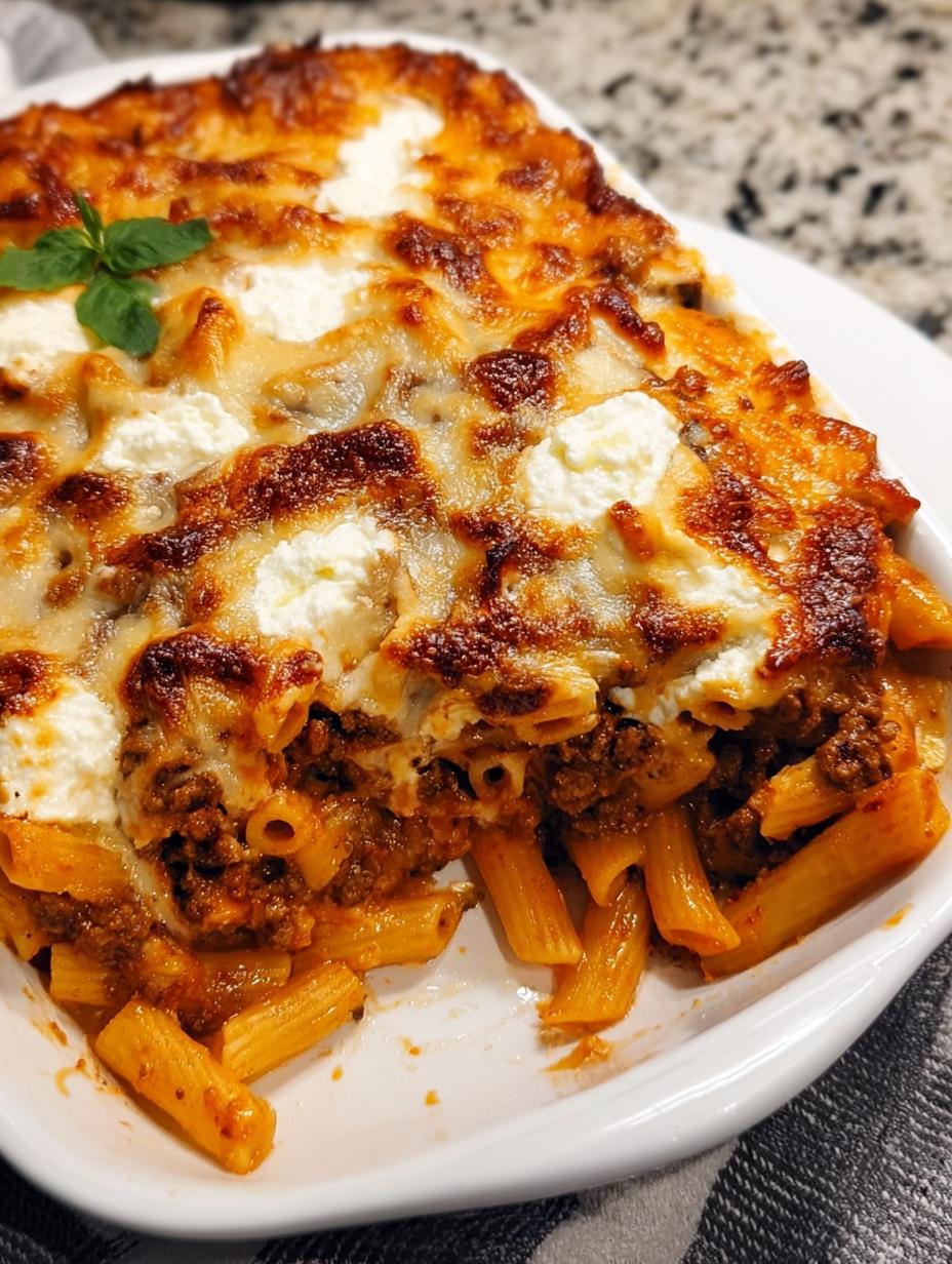 Ground Beef Penne Pasta Bake Easy Family Dinner - detail 2