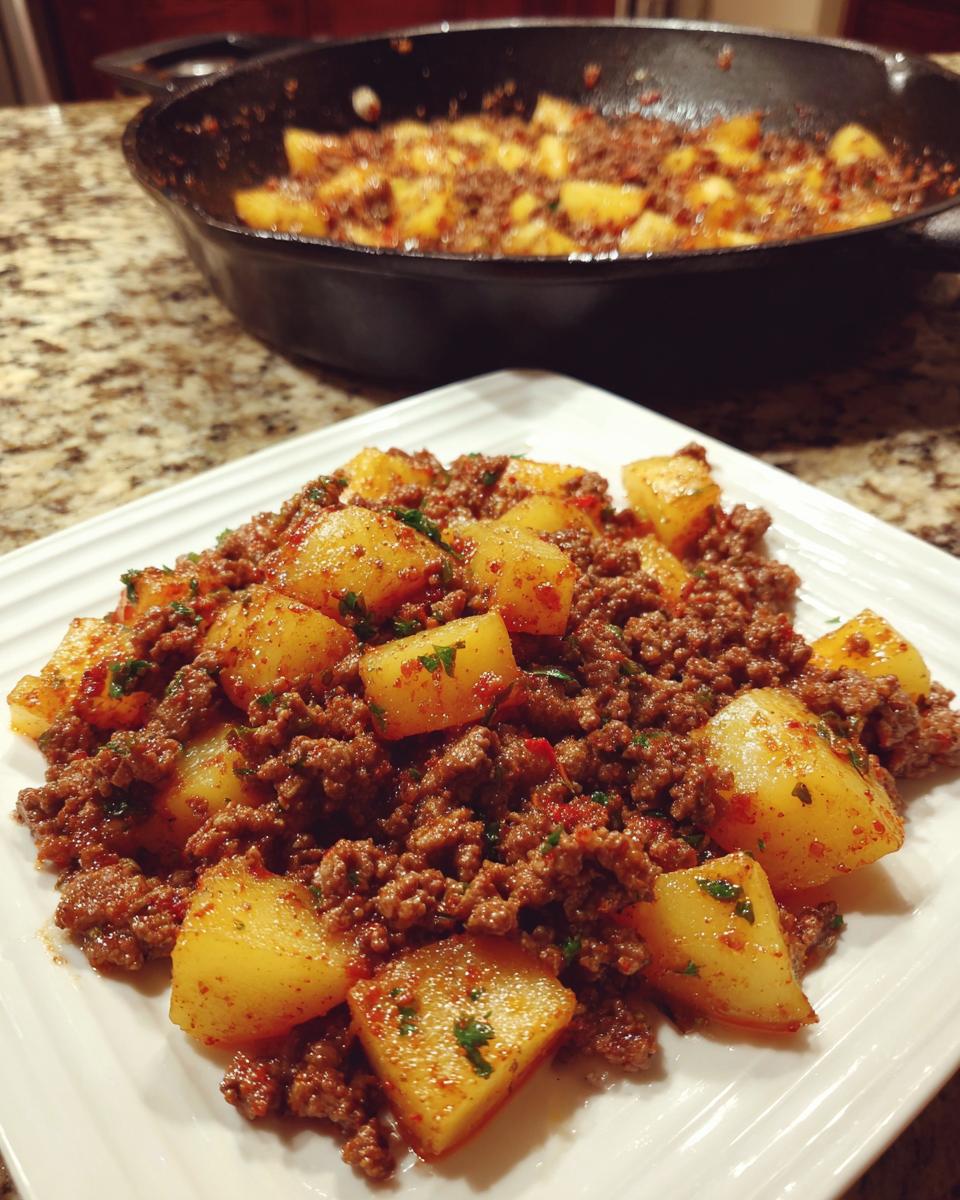 Ground Beef and Potatoes Easy One Pan Dinner - detail 1