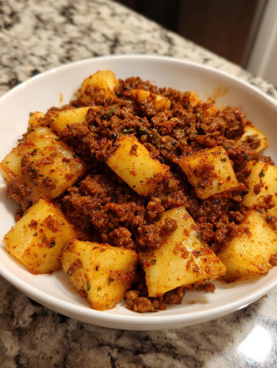 Ground Beef and Potatoes Easy One Pan Dinner - detail 2