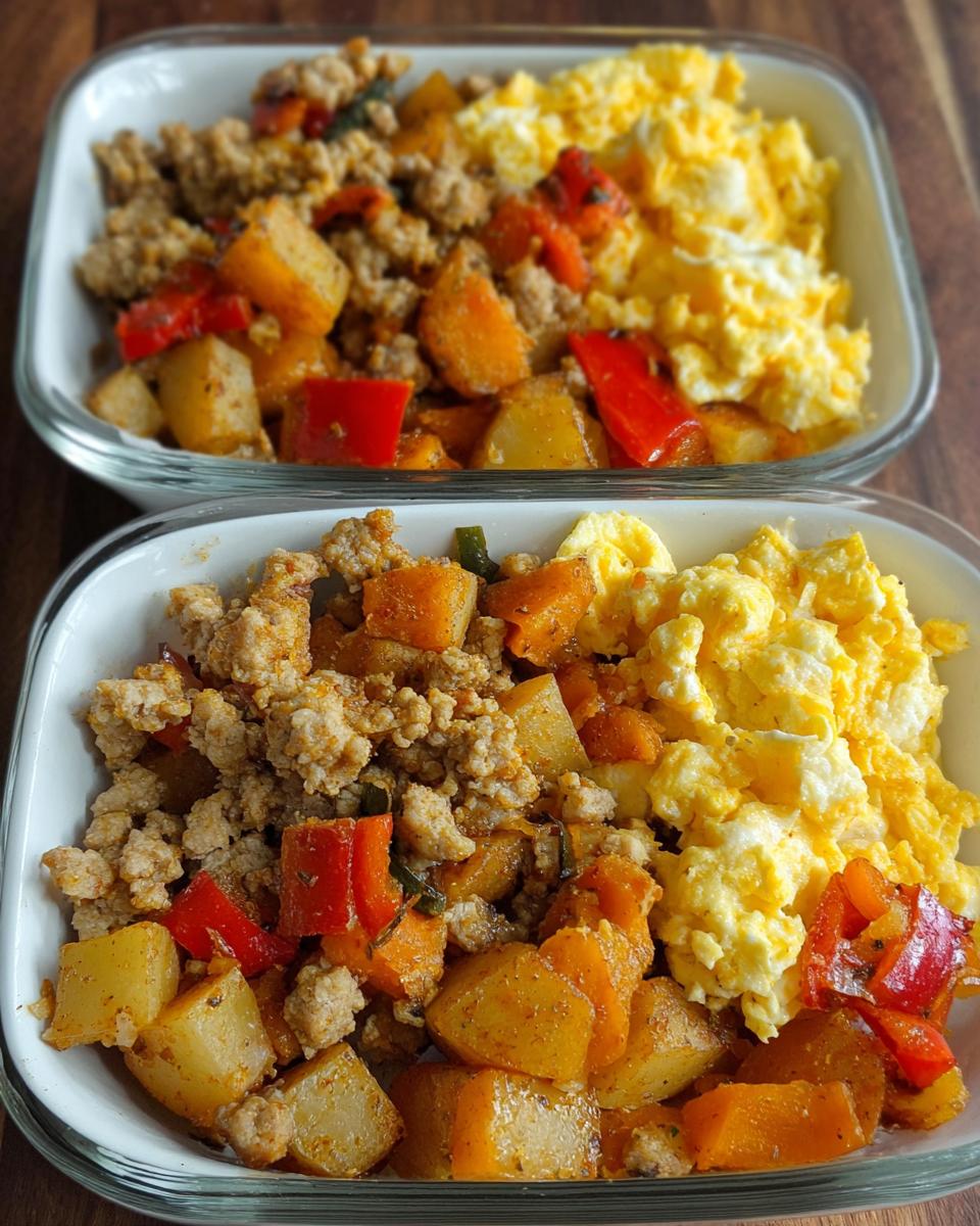 Healthy Meal Prep Breakfast Bowls - detail 1