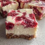 Healthy Raspberry Cheesecake Bars