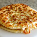 High Protein Air Fryer Tortilla Garlic Bread