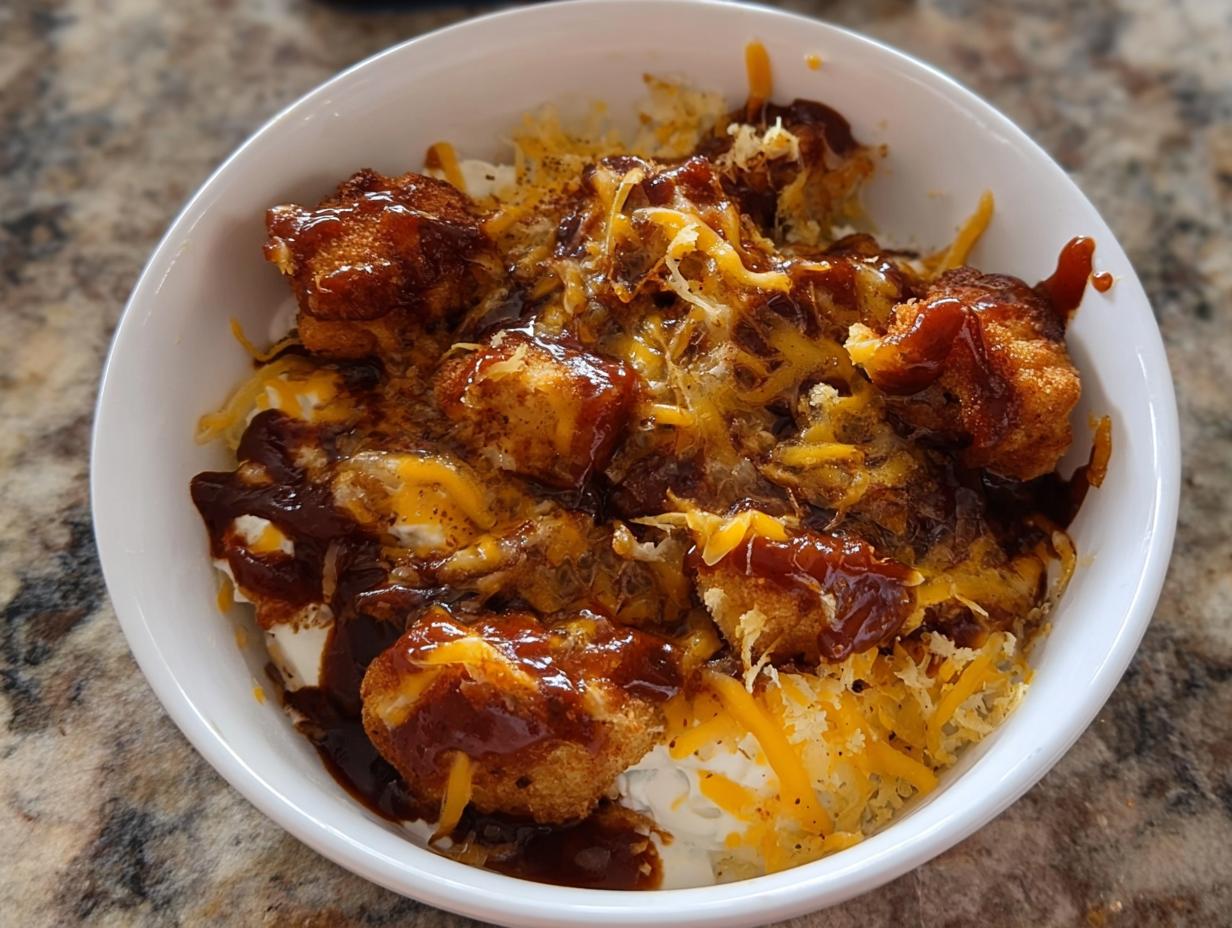 Amazing 42g High Protein BBQ Ranch Chicken Bowl