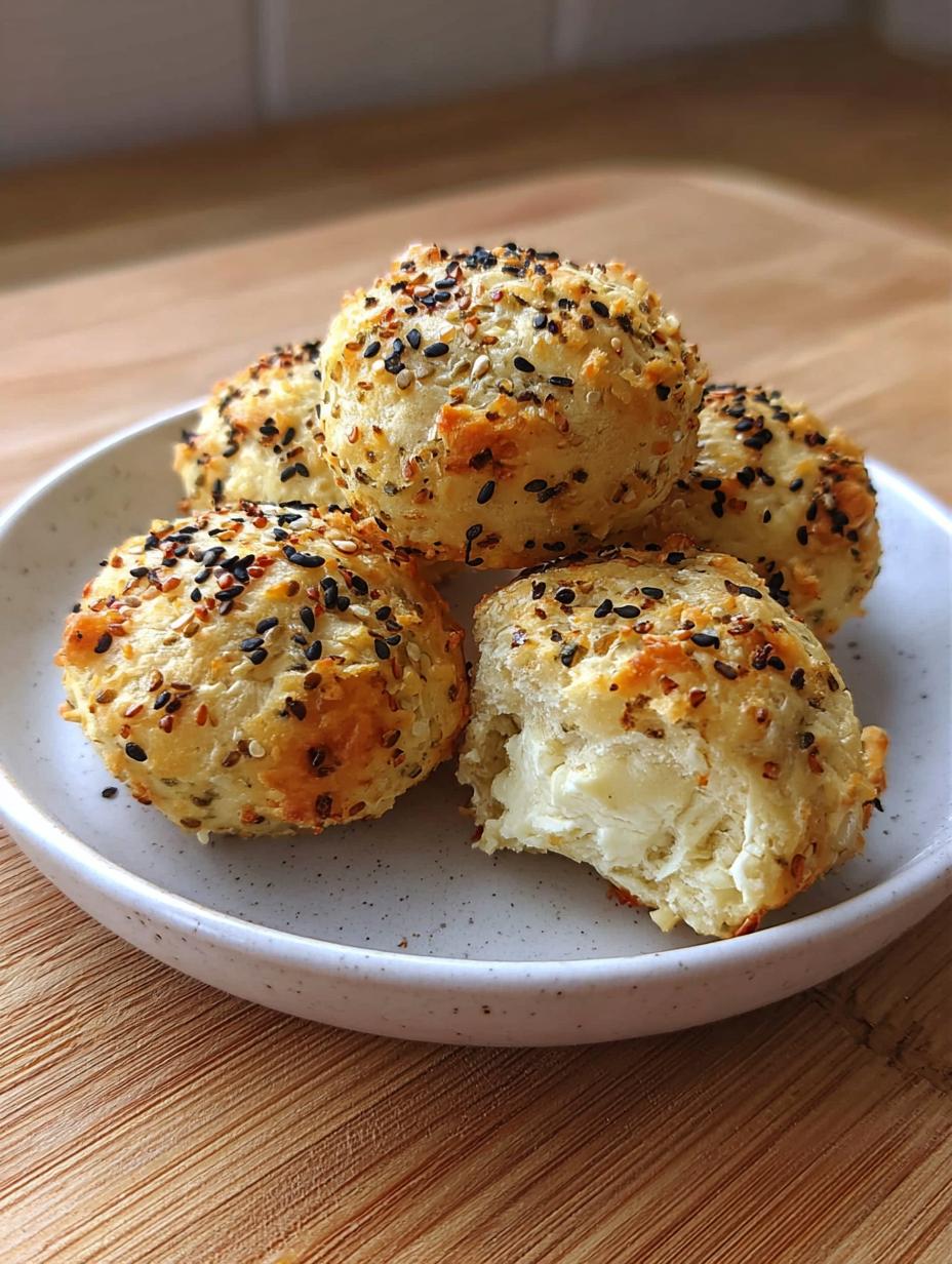 High Protein Bagel Bites Easy Air Fryer Snack - detail 2