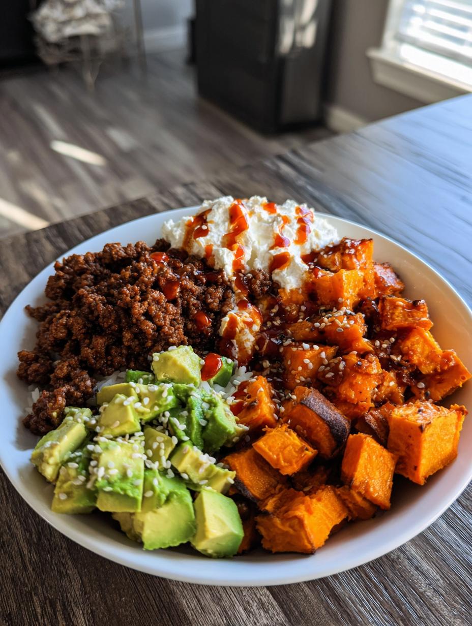 High Protein Beef Sweet Potato Bowls - detail 2