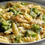 High Protein Chicken Broccoli Pasta One Pot