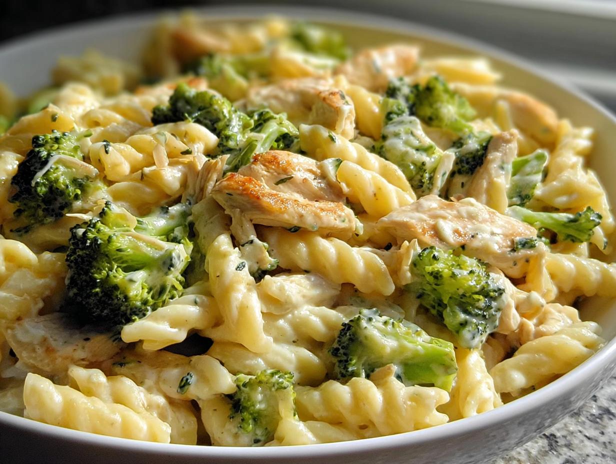 Amazing High Protein Chicken Broccoli Pasta One Pot