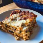 High Protein Chicken Zucchini Bake Low Carb