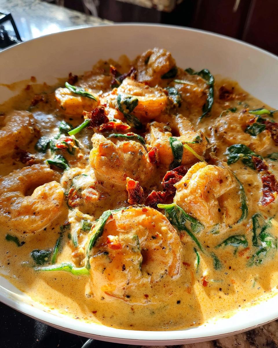 High Protein Creamy Sun Dried Tomato Shrimp - detail 1