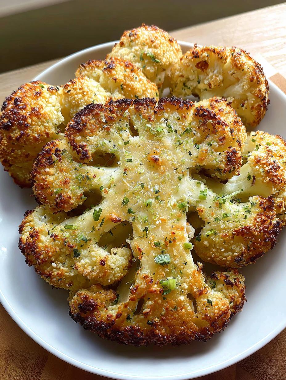 Amazing 1-Hour High Protein Crispy Parmesan Cauliflower Steaks 5 High Protein Crispy Parmesan Cauliflower Steaks - detail 2