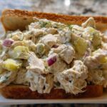 High Protein Dill Pickle Chicken Salad