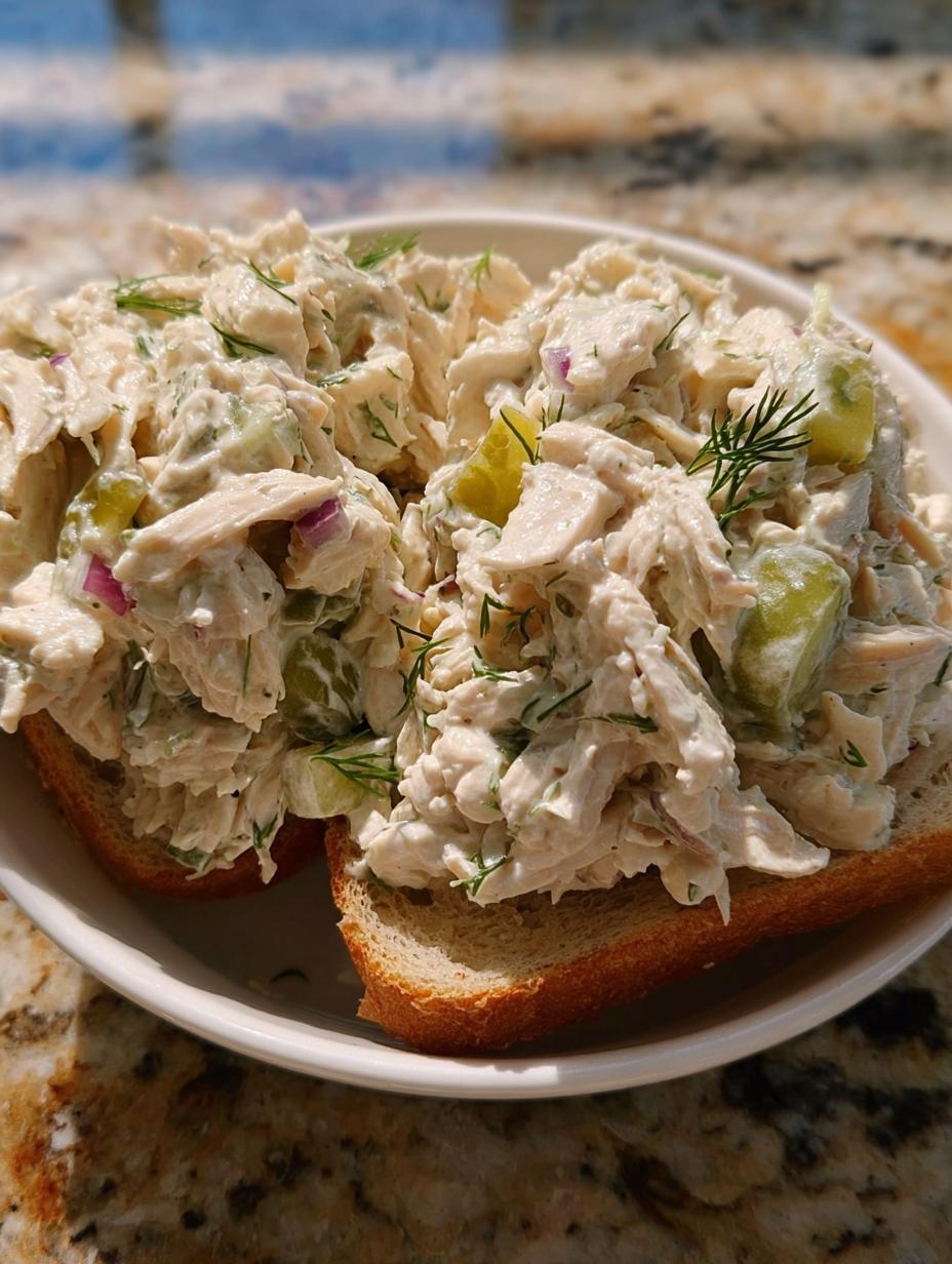 High Protein Dill Pickle Chicken Salad - detail 2