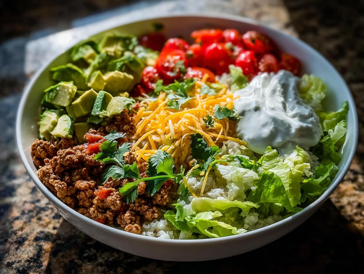 Amazing High Protein Low Carb Burrito Bowl in 1 Step