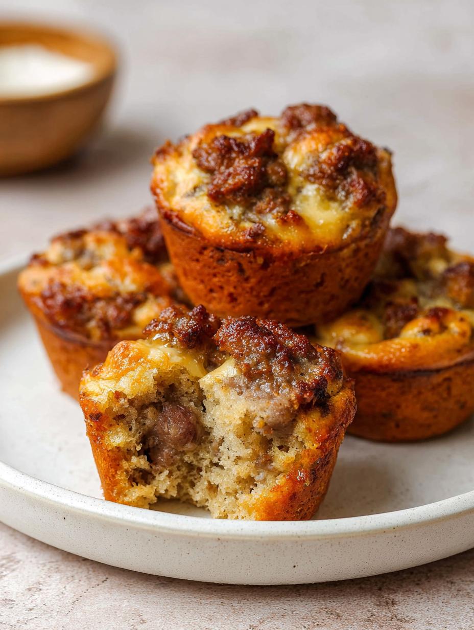 High Protein Sausage Pancake Muffins - detail 2